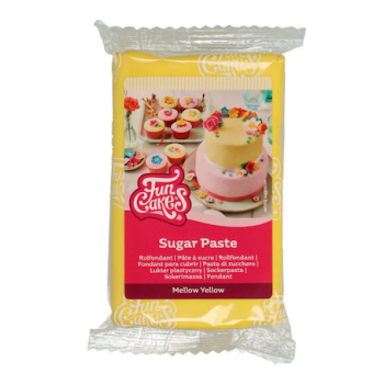 Rollfondant - Sanftes Gelb - 250 g - von FunCakes